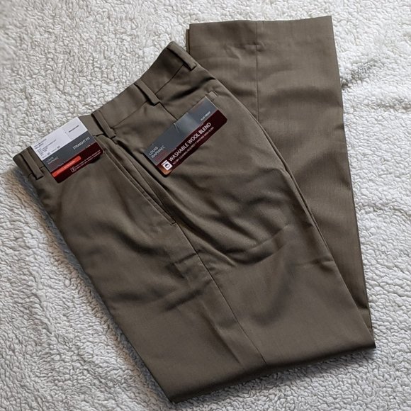 Louis Raphael Rosso Flat Front Dress Pant - Picture 4 of 9